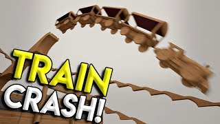 HUGE TRAIN JUMPS, CRASHES, & STUNTS! -  Tracks- The Train Set Game Gameplay - Winter Update