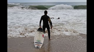 Surfing the three local!!! surfing over crazy shallow reef AGAIN!!!