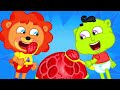 lionet pink vs blue toy hotel challenge cartoon for kids