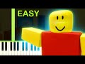 ROBLOX JIM’S COMPUTER THEME - EASY Piano Tutorial