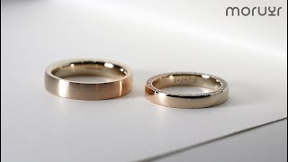 14k 반지 무광, 유광의 차이점 및 제작과정 공개! | Matte vs Shiny 14k Gold Finish