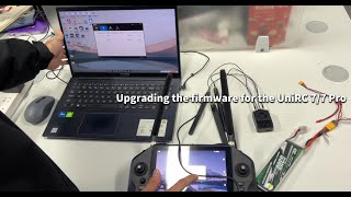 Upgrading the firmware for the  UniRC 7/7 Pro.