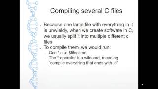 CNT6418 Compiling C Programs