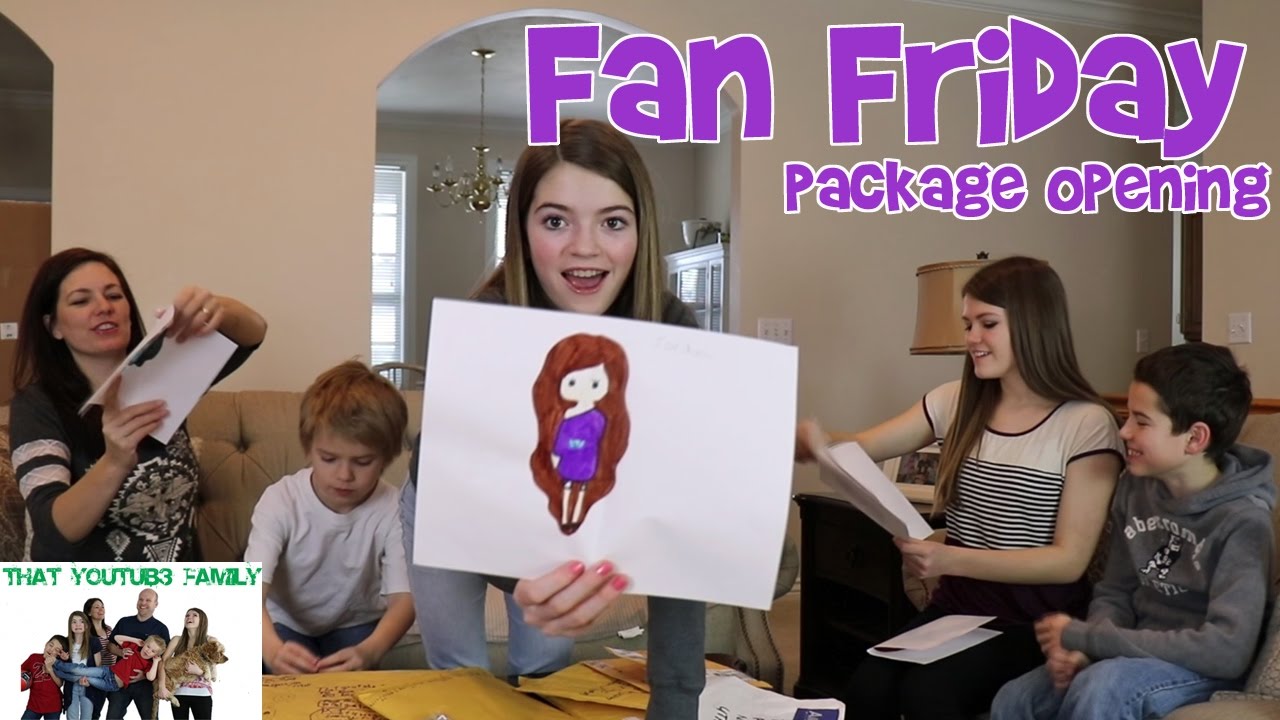 Fan Friday Package Opening / That YouTub3 Family - YouTube