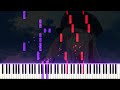 86 エイティシックス― ost ed lilas hiroyuki sawano ft. honoka takahashi piano cover synthesia 「ピアノ」