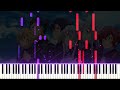 86 エイティシックス― ost ed lilas hiroyuki sawano ft. honoka takahashi piano cover synthesia 「ピアノ」