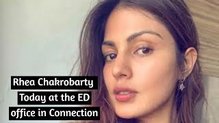 Rhea Chakrobarty Today at the ED office in Connection I Boogle Bollywood