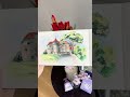 meet fat margaret – one of tallinn’s most iconic towers now captured in watercolor 🎨🏰 artshorts