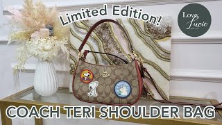 THE BAG REVIEW: COACH TERI SHOULDER BAG, PEANUTS EDITION | COACH X PEANUTS | LIMITED EDITION