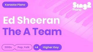 The A Team Karaoke | Ed Sheeran (Piano Karaoke)