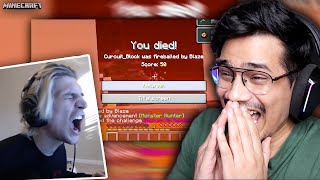Funniest Minecraft Hardcore Deaths 😂 | Waamu Reacts #3