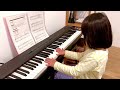 となりのトトロより「さんぽ」ピアノ　5歳 年長 5 years old 『my neighbor totoro』