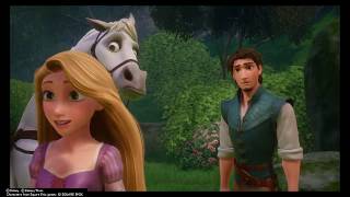Kingdom Hearts 3 - Rapunzel, Flynn + Maximus Cutscene (Tangled)