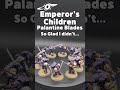 Emperor's Children Palatine Blades for Horus Heresy Saved from the knife - Otherverse Showcase Short