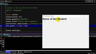 Using Labels and Buttons in Python - Tkinter