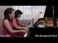 the syncopated clock piano duet シンコペーテッドクロック ピアノ連弾 duo a u0026k saturday night duo no.18