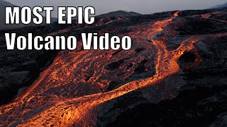 MOST EPIC Volcano Video ever! – 4K Drone, Iceland