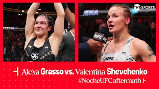 WHO SAW THAT COMING❓😱 The aftermath of Alexa Grasso vs. Valentina Shevchenko #NocheUFC