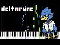 Berdly - Deltarune: Chapter 2 (Piano Tutorial) [Synthesia]