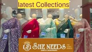 She needs saree collections ||Shopping vlog in telugu||shopping||Hyderabad shopping||fancy sarees