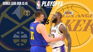 NBA LIVE | Los Angeles Lakers vs Denver Nuggets (2-0) JPTM 006