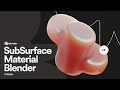 Blender Material Tutorial Subsurface Scattering | Procedural Texture