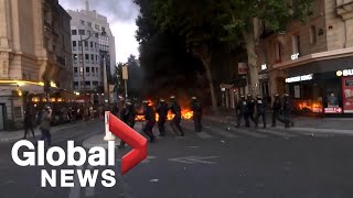 Paris police fire tear gas to disperse anti-racism protesters