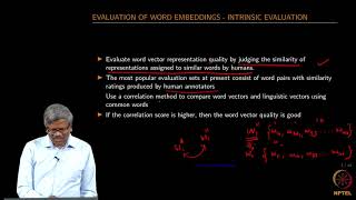 mod12lec92-Evaluation of Word vectors
