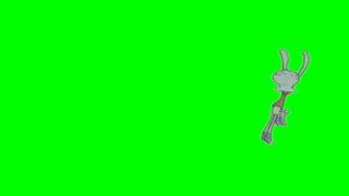 SpongeBob Green Screen: Squidward Running Endlessly