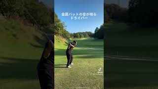 金属バットの音が鳴るドライバー　#golf #ゴルフ #ドライバー #金属バット #打球音