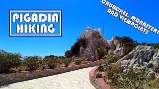 Karpathos, Greece | Pigadia ▶ Hiking to Churches and Monastery ▶ In 4K