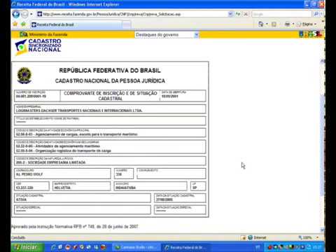 Como Consultar Um Cnpj Na Receita Federal Result