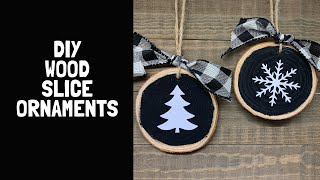 Christmas Wood Slice Ornaments