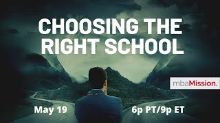 Choosing The Right Business School to Apply