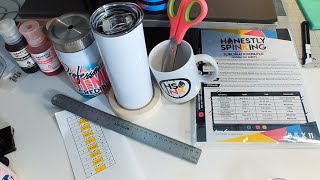 How to properly measure Sublimation Straight Tumblers and Mugs