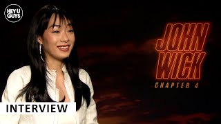 John Wick Chapter 4 - Rina Sawayama on her first film role, night shoots & looking hot in music vids