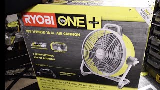 NEW Ryobi 18in Air Cannon Unboxing