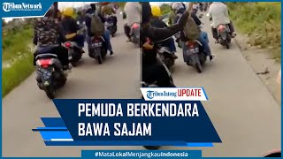 Viral Gerombolan Pemuda Berkendara Bawa Sajam, Polisi Lakukan Pencarian