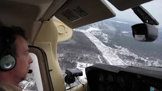 Flying the Cessna 182 in Winter with the family