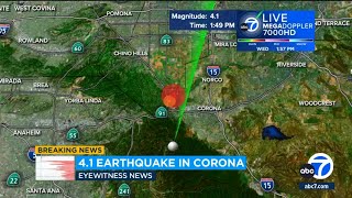 4.1-magnitude earthquake shakes Orange County, Riverside County