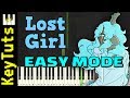 Lost Girl from Deltarune Chapter 2 - Easy Mode [Piano Tutorial] (Synthesia)