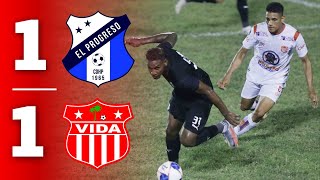 HONDURAS PROGRESO 1-1 VIDA (GOLES) - Jornada 2 / Apertura 2020