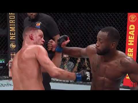 NATE DIAZ VS LEON EDWARS - GANGSTA'S PARADISE FULL FIGHT - YouTube