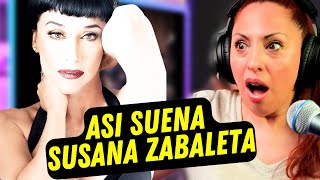 SUSANA ZABALETA | ME QUEDO EN SHOCK!!!!! | Vocal coach REACTION & ANALYSIS