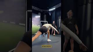 ⚽ Grace Meets Skill – Lia Lewis Gribius Freestyle Gymnastics with a Football #freestylequeen