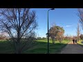 walking albert park lake melbourne australia morning exercise 4k uhd