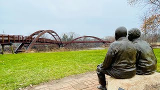 Let’s visit midland ,Michigan ,Tridge view in one day❤️