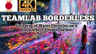 worlds first digital art museum  Teamlab borderless Forest of Flowers and People 4k videos 2022