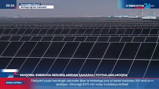 Namanganda muqobil energiya resurslaridan samarali foydalanilmoqda