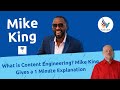 What is Content Engineering? Mike King Gives a 1 Minute Explanation - Kalicube Knowledge Nuggets